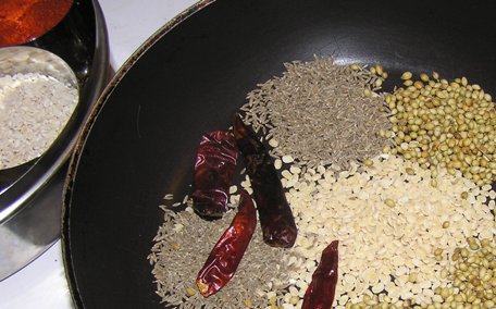 spices for udipi sambhar